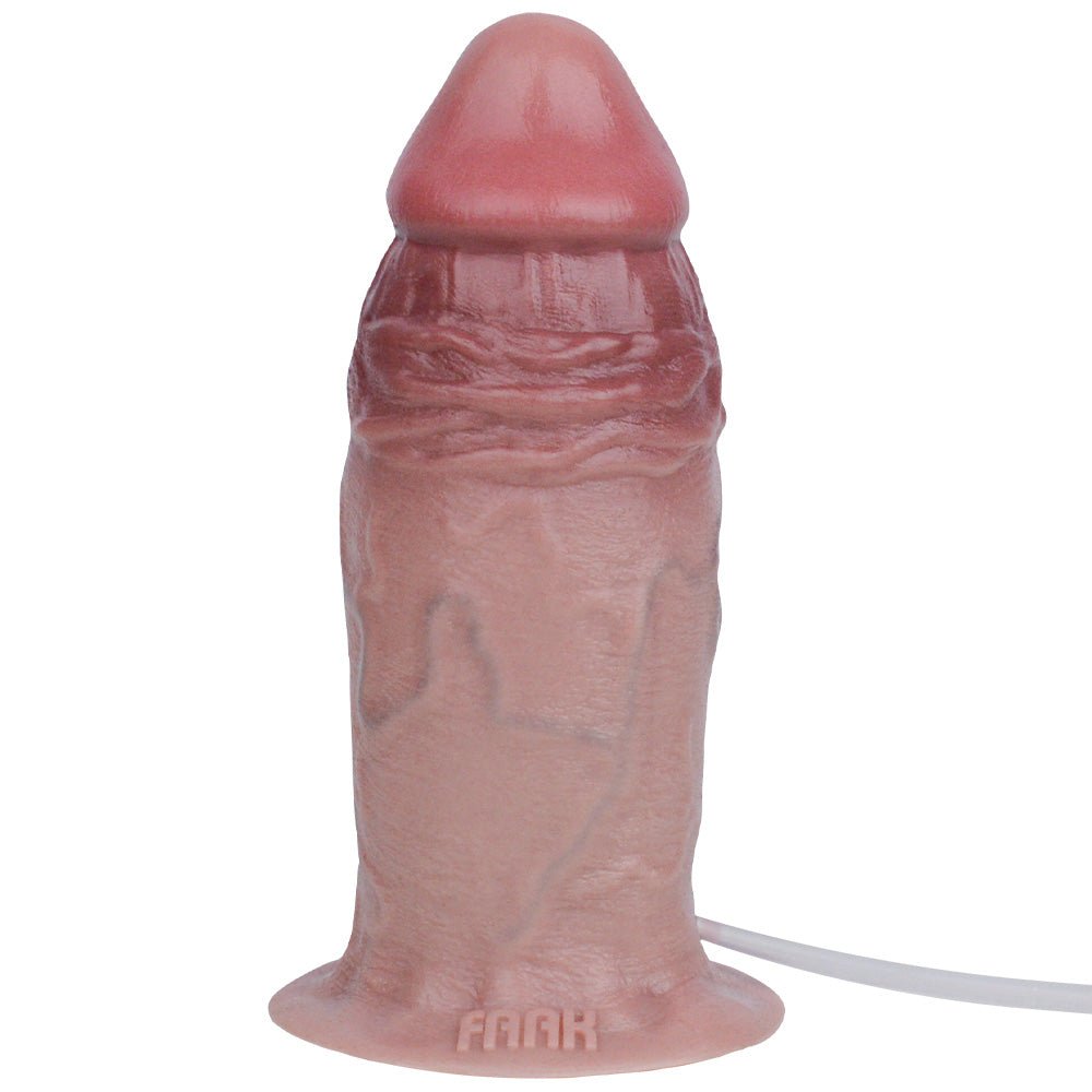 MV - X4821A - SQ Squirting Butt Plug Realistic Penis - Lovetoys wholesales shop