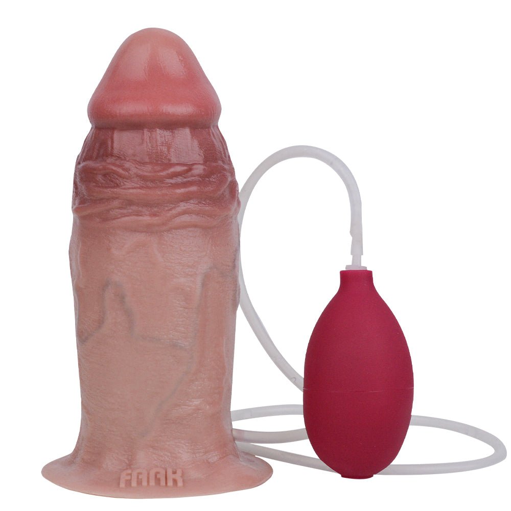 MV - X4821A - SQ Squirting Butt Plug Realistic Penis - Lovetoys wholesales shop
