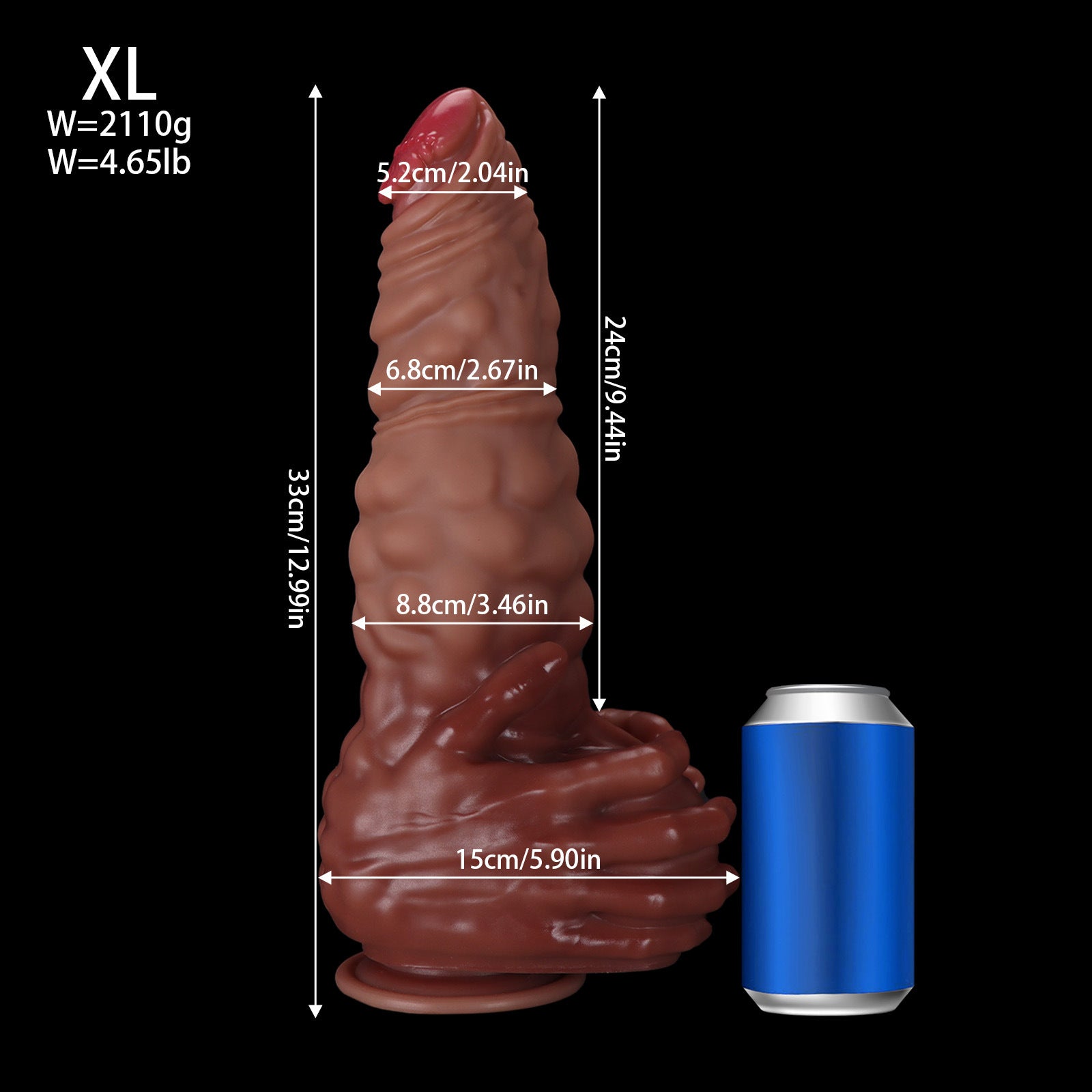 MV - X49010 Spherical Lifelike Dildo - Lovetoys wholesales shop