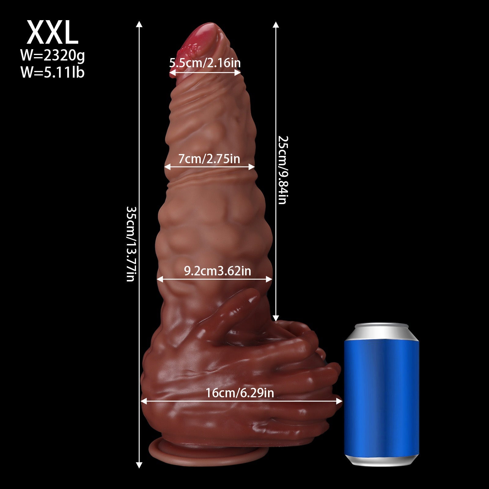 MV - X49010 Spherical Lifelike Dildo - Lovetoys wholesales shop