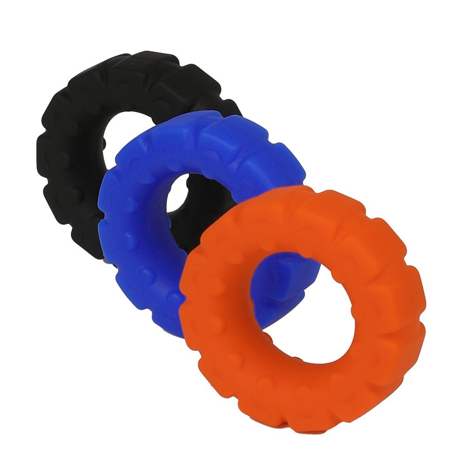 MV - X7045 Tread Ultimate Tire Cock Ring - BALCK - Lovetoys wholesales shop