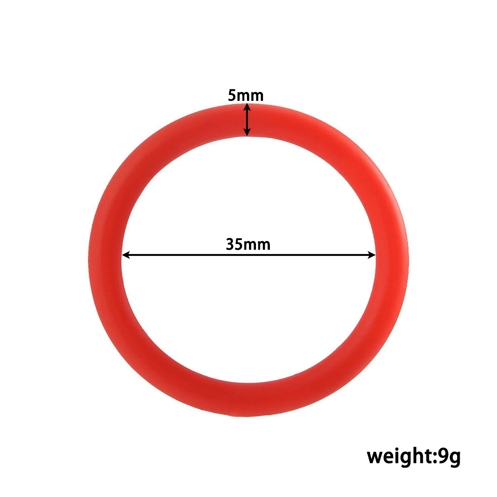 MV - X7079 Silicone Sex Delay Cock Ring - RED - Lovetoys wholesales shop
