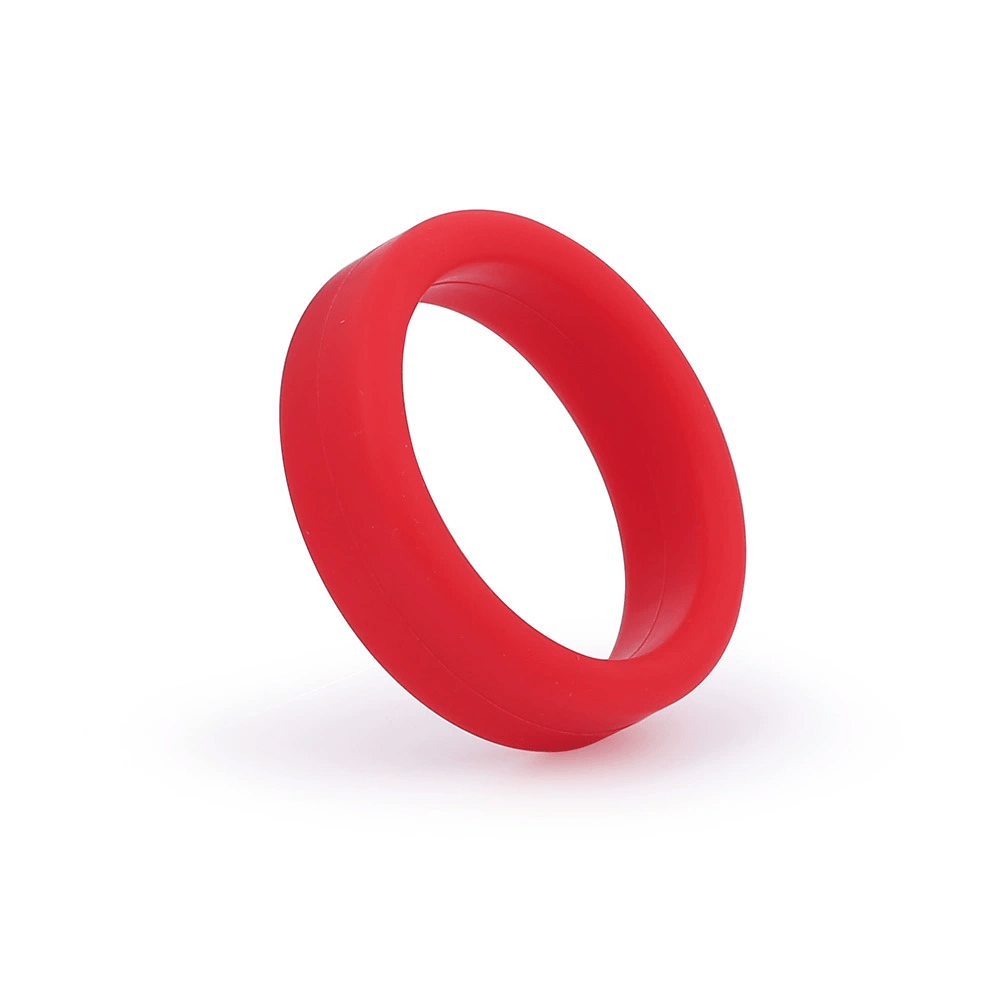MV - X7079 Silicone Sex Delay Cock Ring - RED - Lovetoys wholesales shop