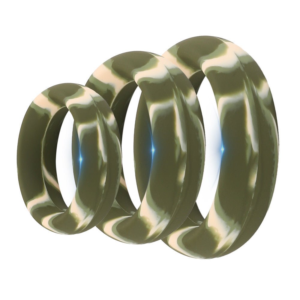 MV - X7375 Thick Sex Delay Penis Ring Set - Stretchy Silicone - Lovetoys wholesales shop