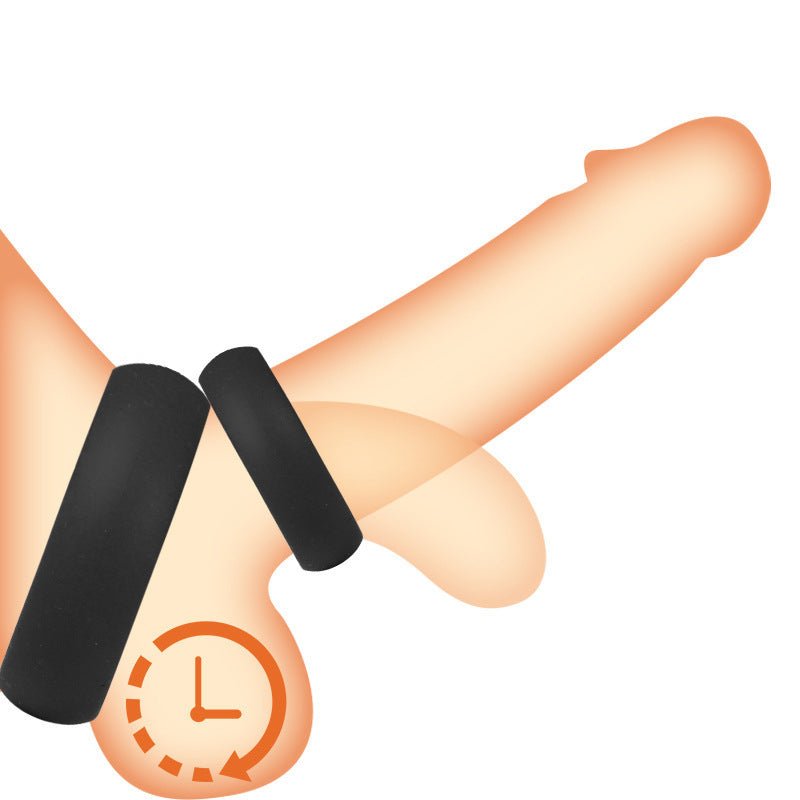 MV - X7375 Thick Sex Delay Penis Ring Set - Stretchy Silicone - Lovetoys wholesales shop