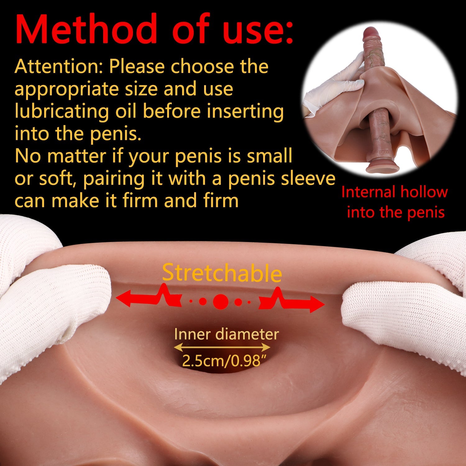 MV - X7527C Realistic Cock Sleeve Underwear - Lovetoys wholesales shop