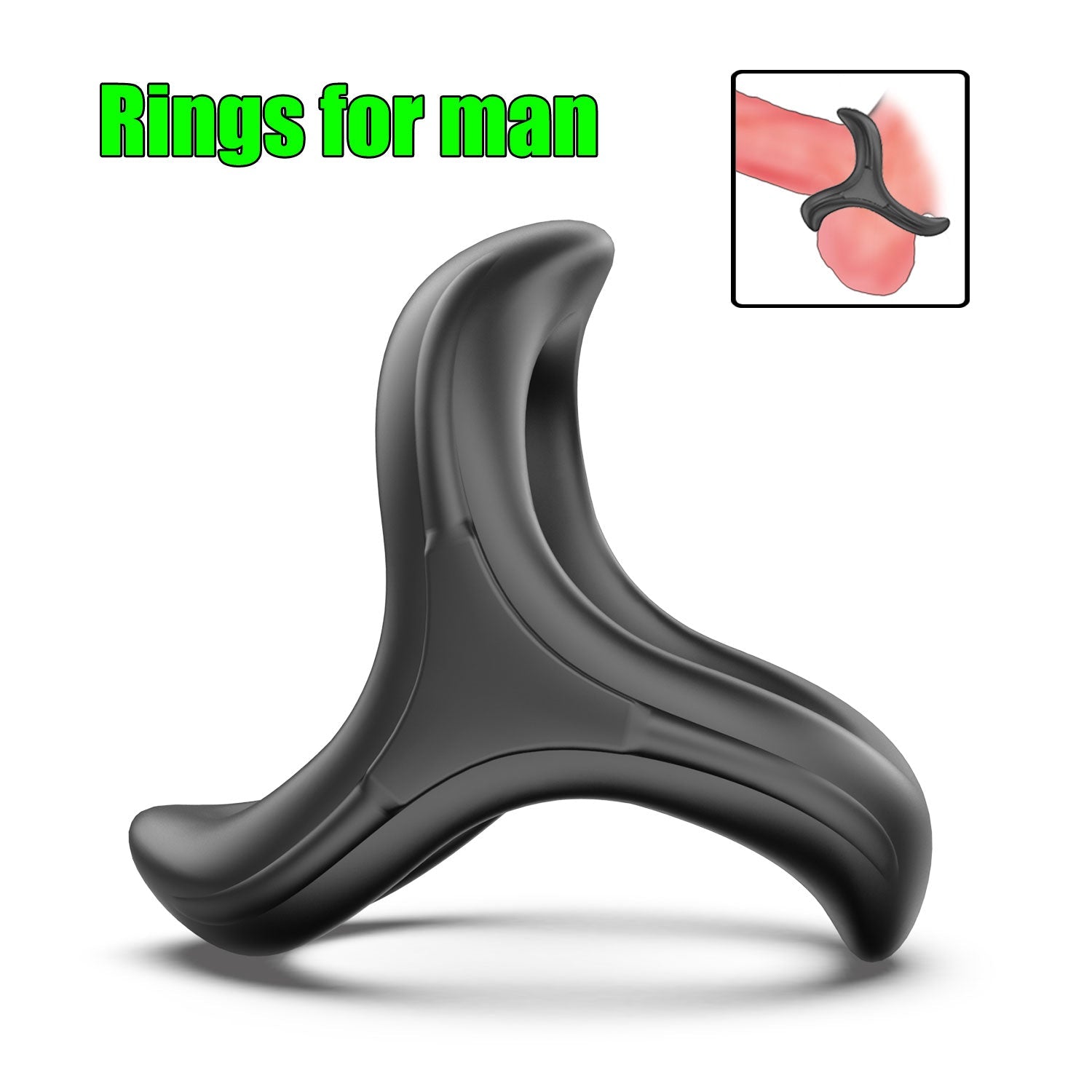 MV - X7758 Whirlwind Silicone Cock Ring - Lovetoys wholesales shop