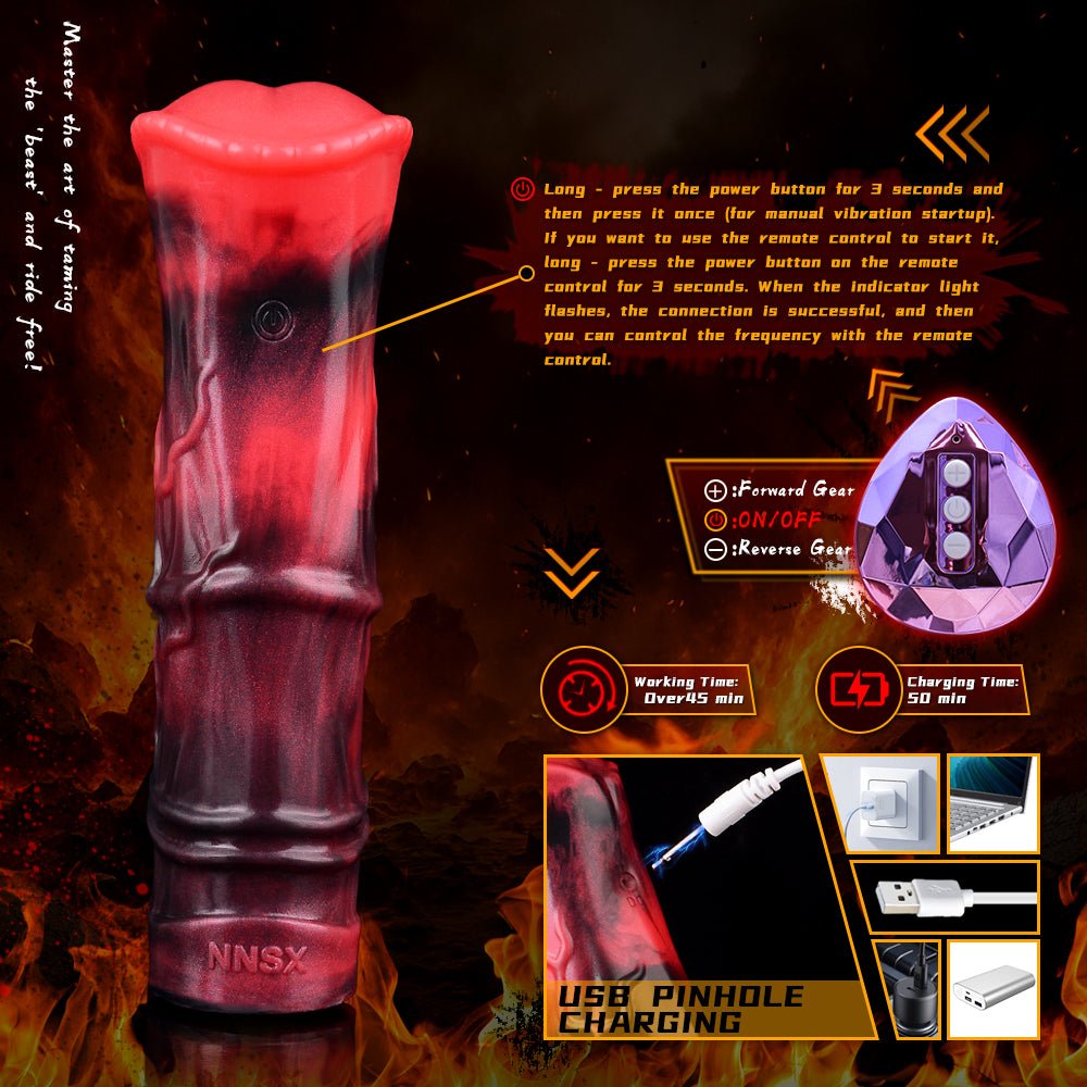 MV - X7871 Horsedildo Silicone Penis Sheath Extender - Lovetoys wholesales shop
