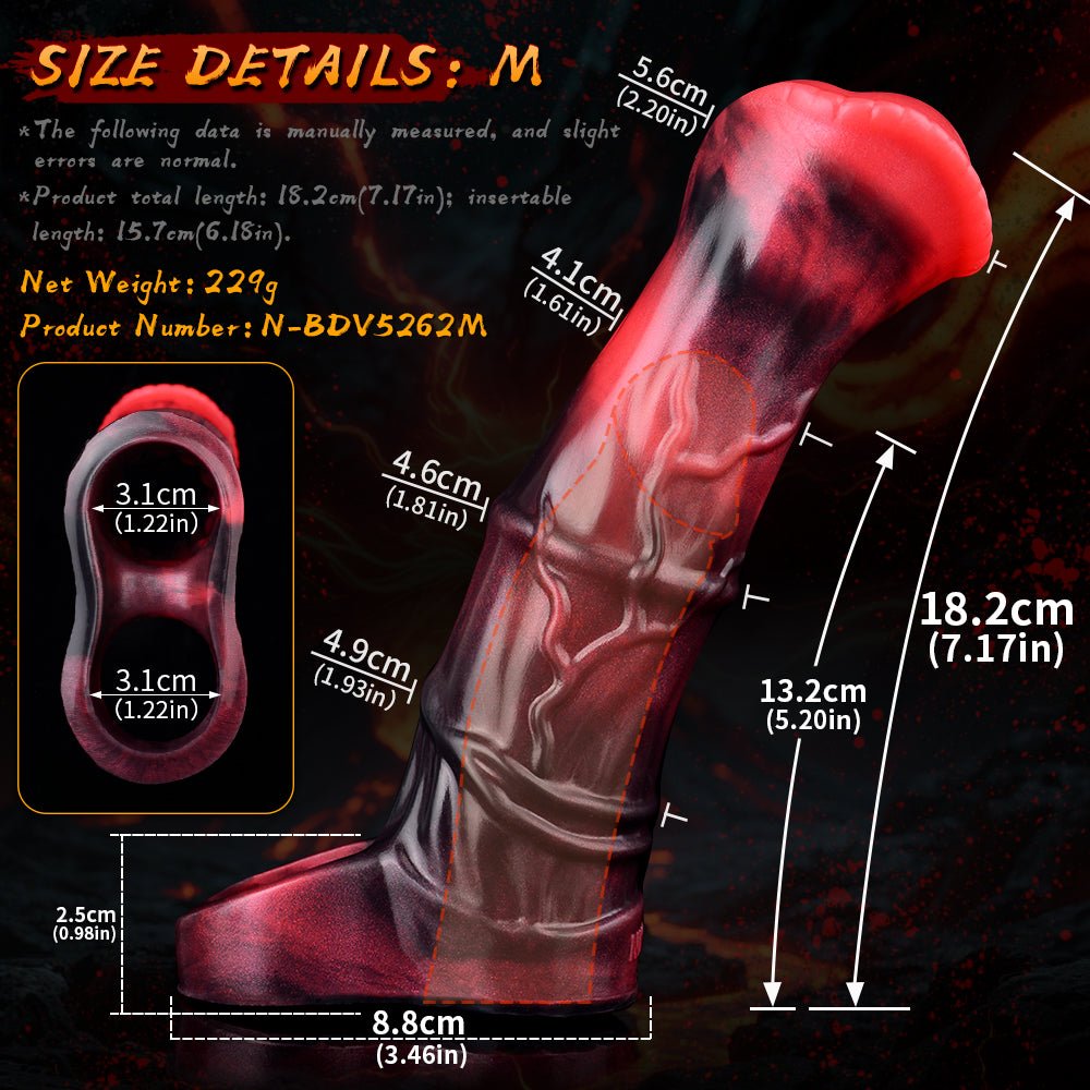 MV - X7871 Horsedildo Silicone Penis Sheath Extender - Lovetoys wholesales shop
