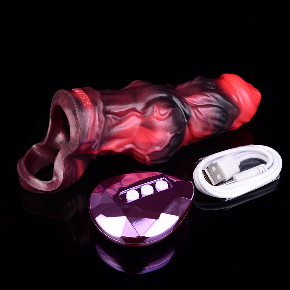 MV - X7881 10 Frequency Vibration Vibrating Cock Sleeve - Lovetoys wholesales shop