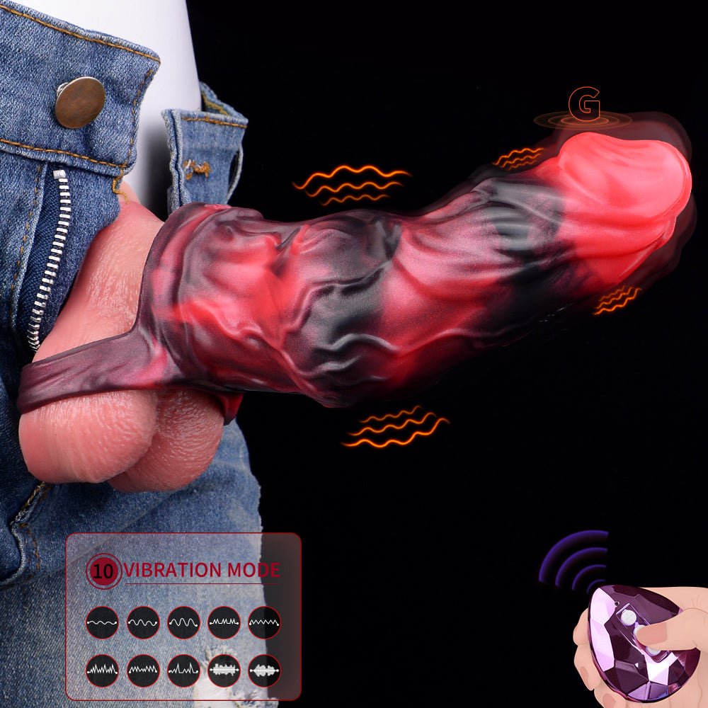 MV - X7881 10 Frequency Vibration Vibrating Cock Sleeve - Lovetoys wholesales shop