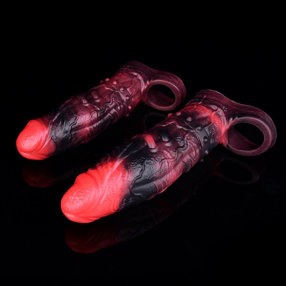 MV - X7882 Vibrating Penis Sleeve Extender - Lovetoys wholesales shop