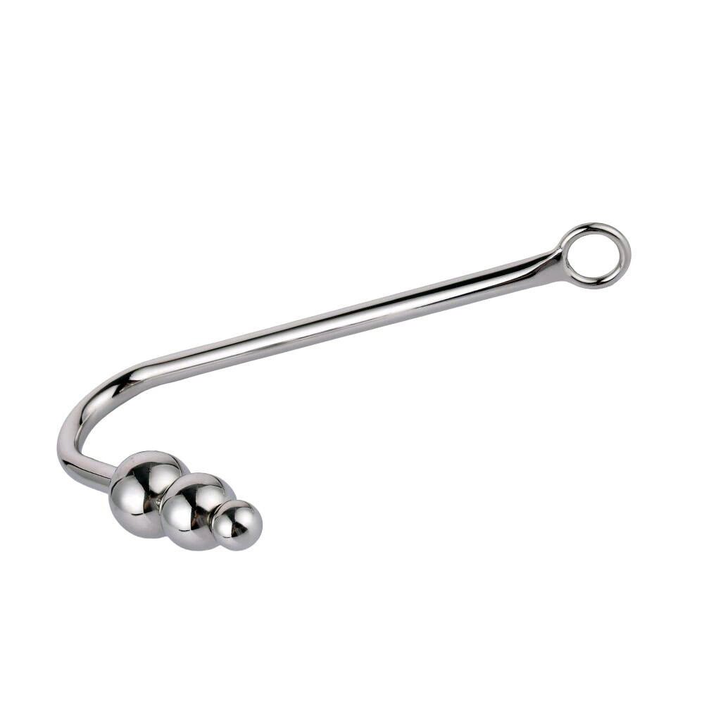 MW - X1570 Double Ball Steel Anal Hook - Lovetoys wholesales shop