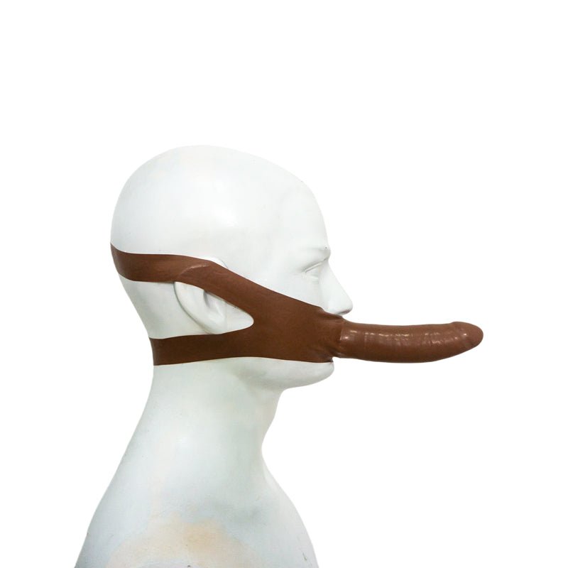 MW - X2082 Chin Starp On Latex Dong Penetrative Pleasure To Your Oral Game - Lovetoys wholesales shop