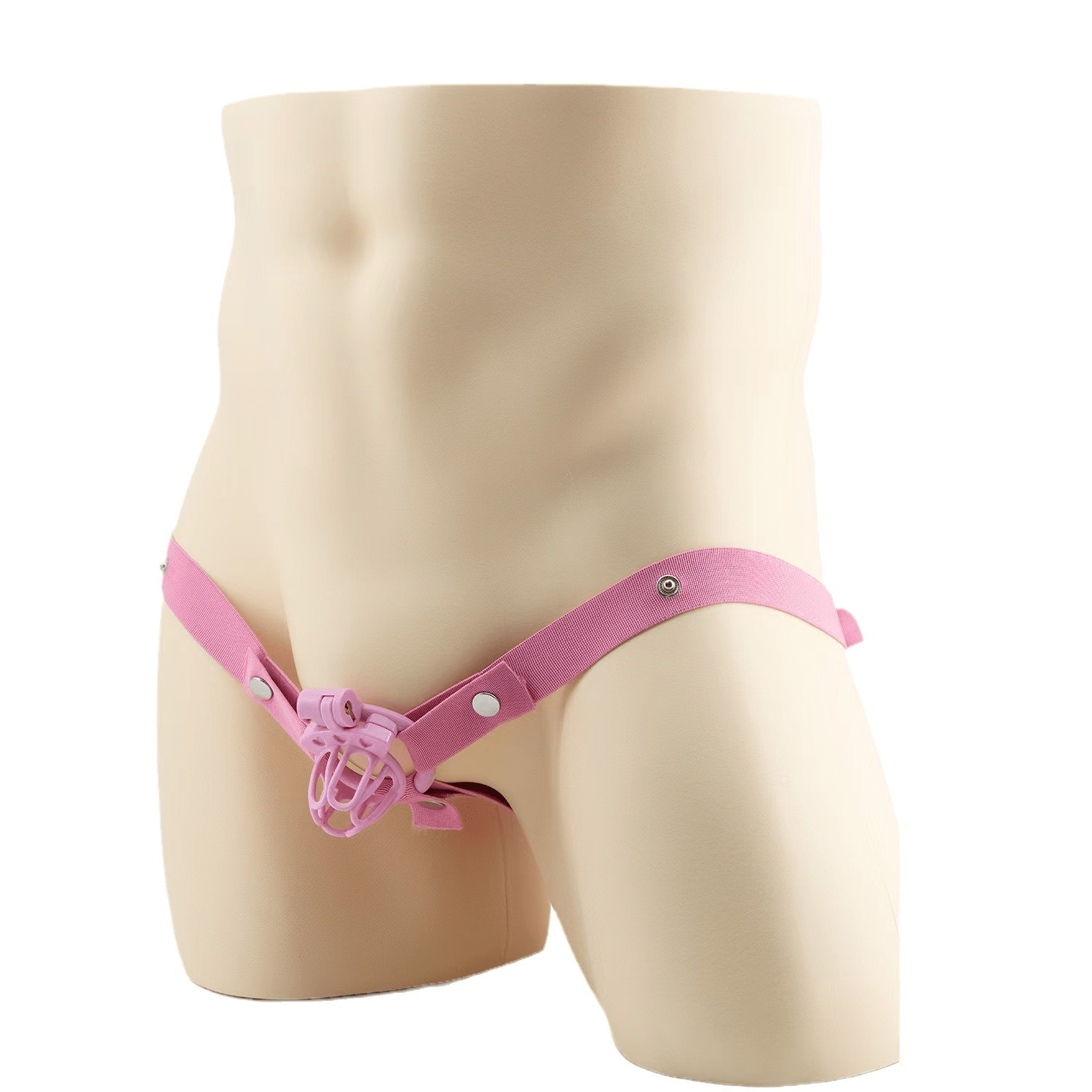 MW - X7213B Three Way Chastity Cage Elastic Strap - Lovetoys wholesales shop