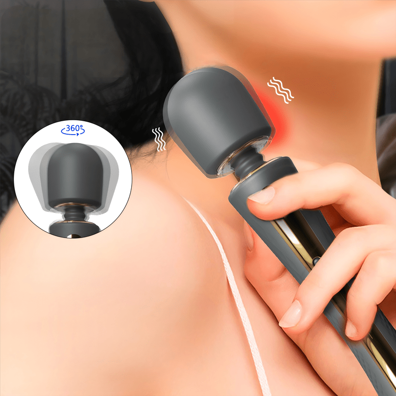 Neck Massager Multiple Speed Electric Wand Massage Vibrator Wand - Lovetoys wholesales shop
