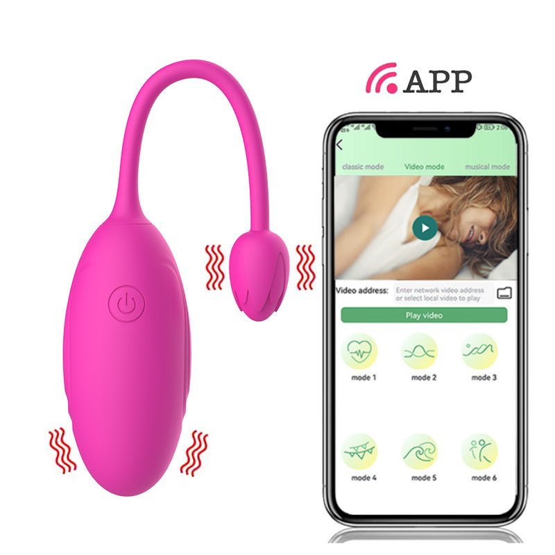 New APP remote control vibration rose vibrator egg - Lovetoys wholesales shop