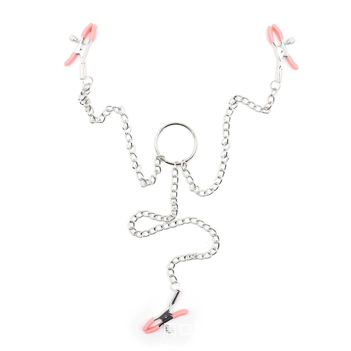 Nipple And Clit Clamp With Bell - Lovetoys wholesales shop