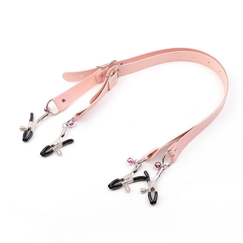 Nipple Clamps and Vaginal Clips Fetish Bondage Clamp Set BDSM Restraint Split Hole Clamp - Lovetoys wholesales shop