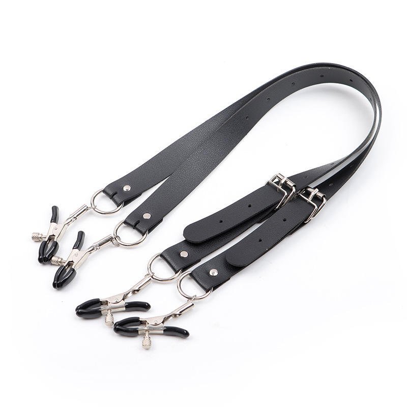 Nipple Clamps and Vaginal Clips Fetish Bondage Clamp Set BDSM Restraint Split Hole Clamp - Lovetoys wholesales shop