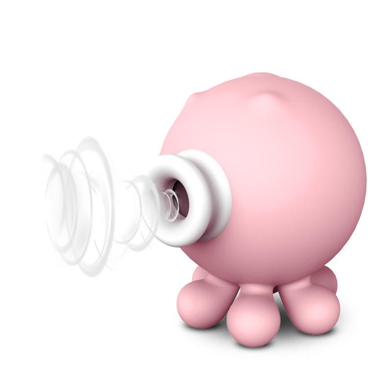 Nipple Clitoris Massager Stimulator Tongue Licking Sucker Mini Octopus Vibrator - Lovetoys wholesales shop