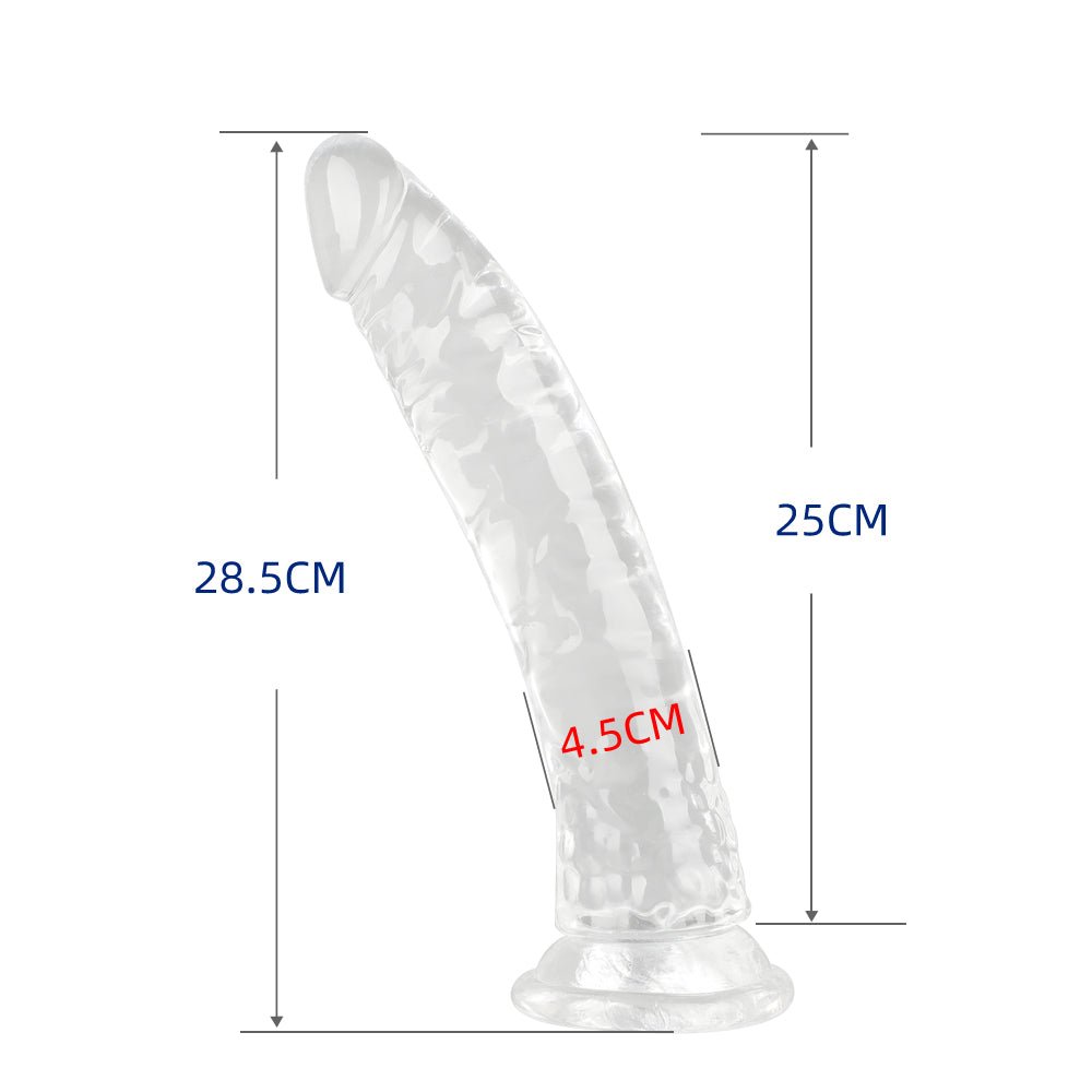 No Ball Transparent Realistic Cock - Lovetoys wholesales shop