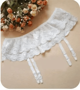 One Size Women Solid Color Lace Garters Sexy Lingerie - Lovetoys wholesales shop