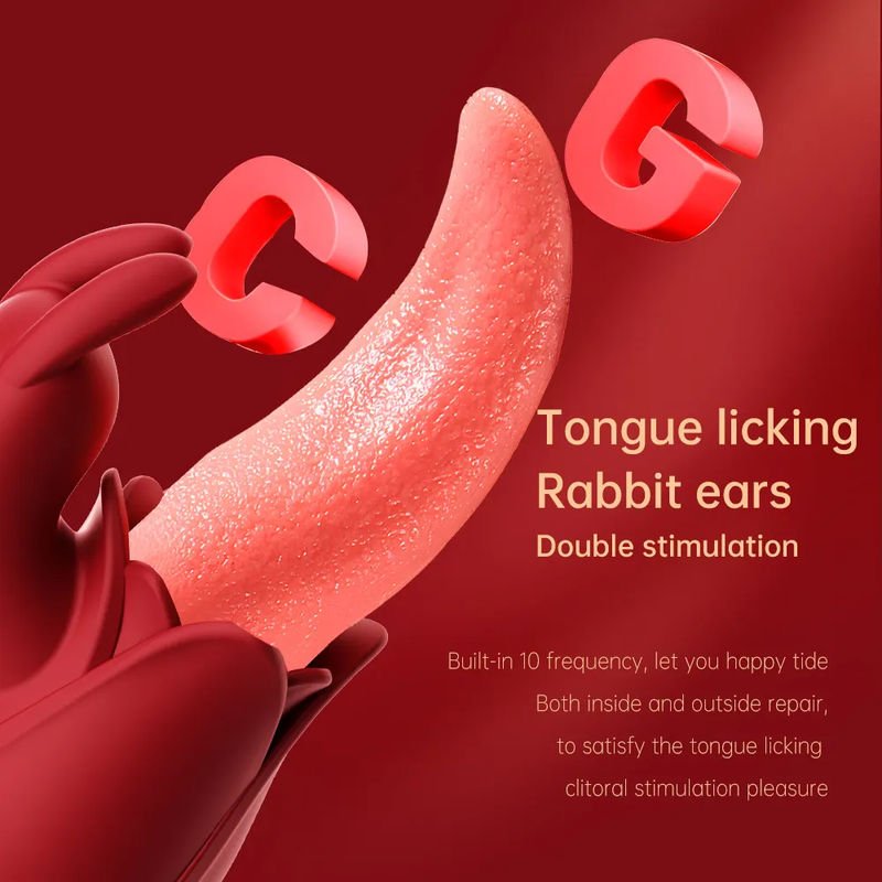 Orgasmic Masturbation Female Adult Product Tongue Vibrator - Lovetoys wholesales shop