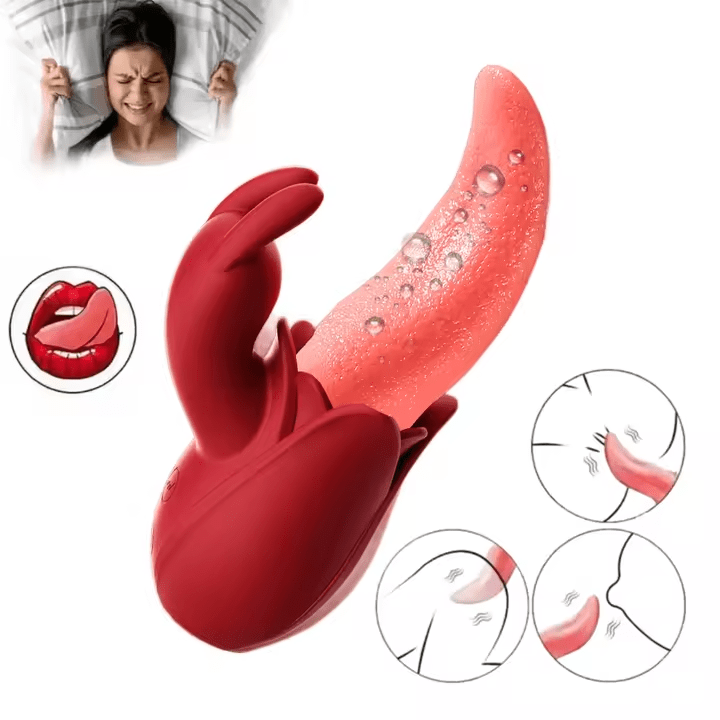 Orgasmic Masturbation Female Adult Product Tongue Vibrator - Lovetoys wholesales shop