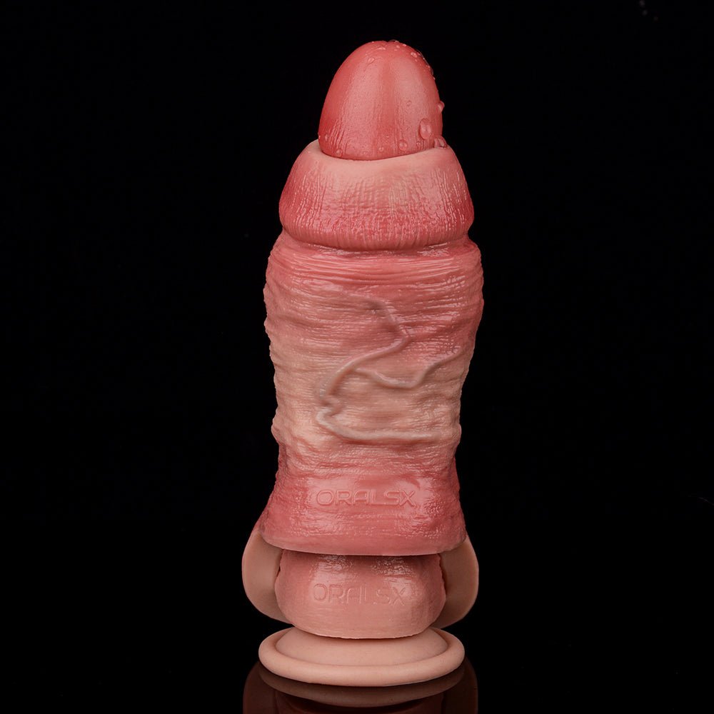 OS - ADL5024XL Penis lengthening and thickening silicone dildo sheath - Lovetoys wholesales shop