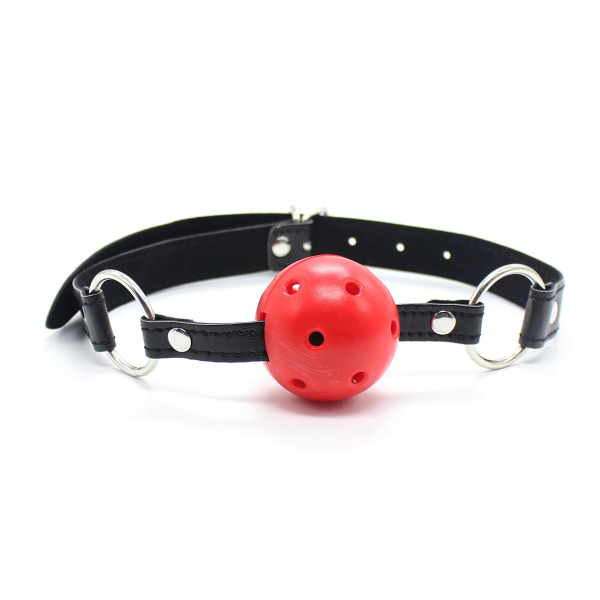 Pin Buckle Breathable O Ring Double Color Ball Gag - Lovetoys wholesales shop
