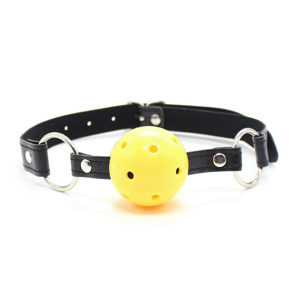 Pin Buckle Breathable O Ring Double Color Ball Gag - Lovetoys wholesales shop