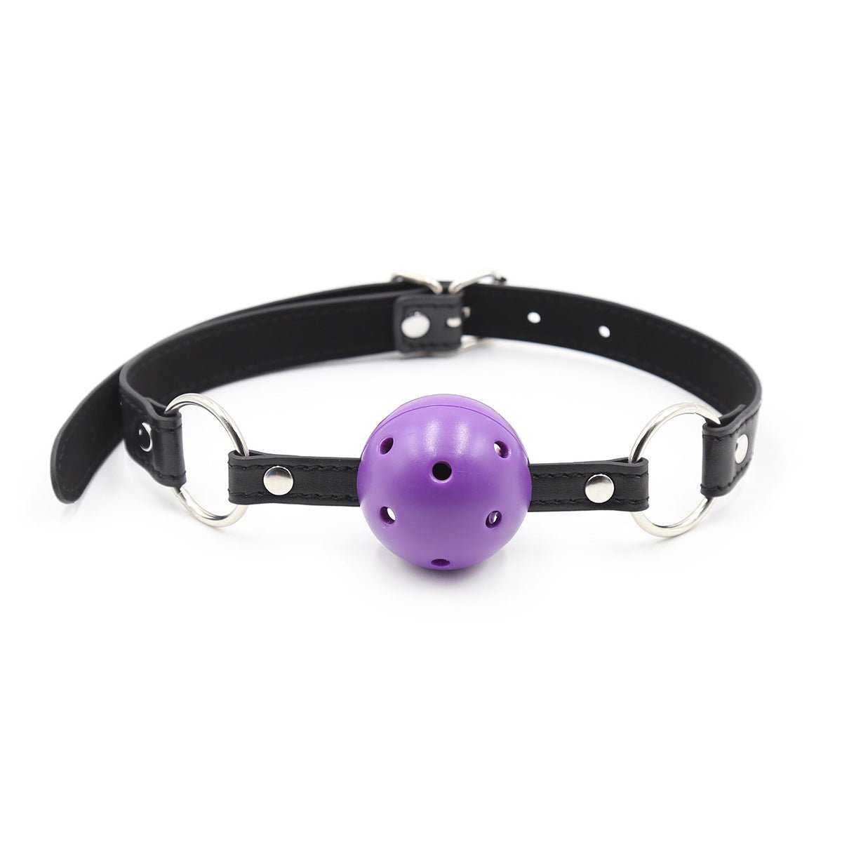 Pin Buckle Breathable O Ring Double Color Ball Gag - Lovetoys wholesales shop