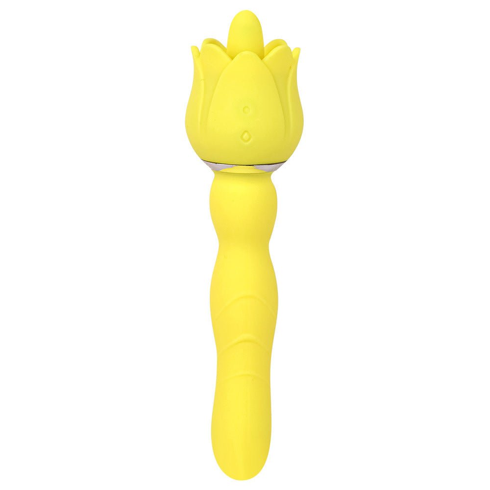 Powerful Quite Female Licking and Thrusting Vibrator - Lovetoys wholesales shop