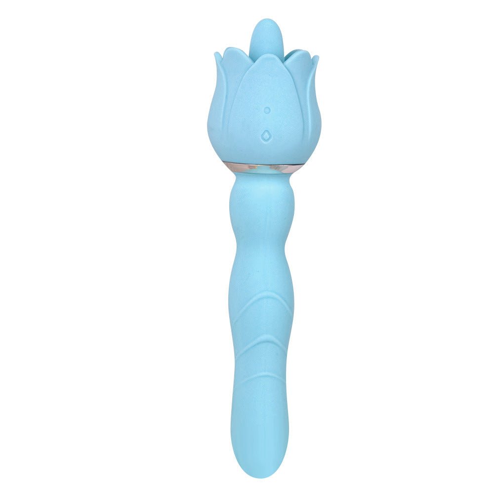 Powerful Quite Female Licking and Thrusting Vibrator - Lovetoys wholesales shop