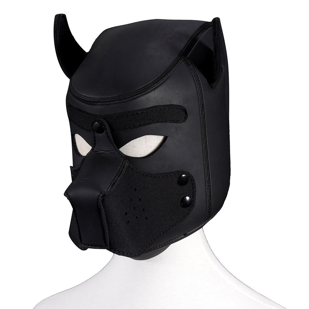 Props Dog Head Neoprene Sponge Headgear Fetish Puppy Play Pup Hoods - Lovetoys wholesales shop