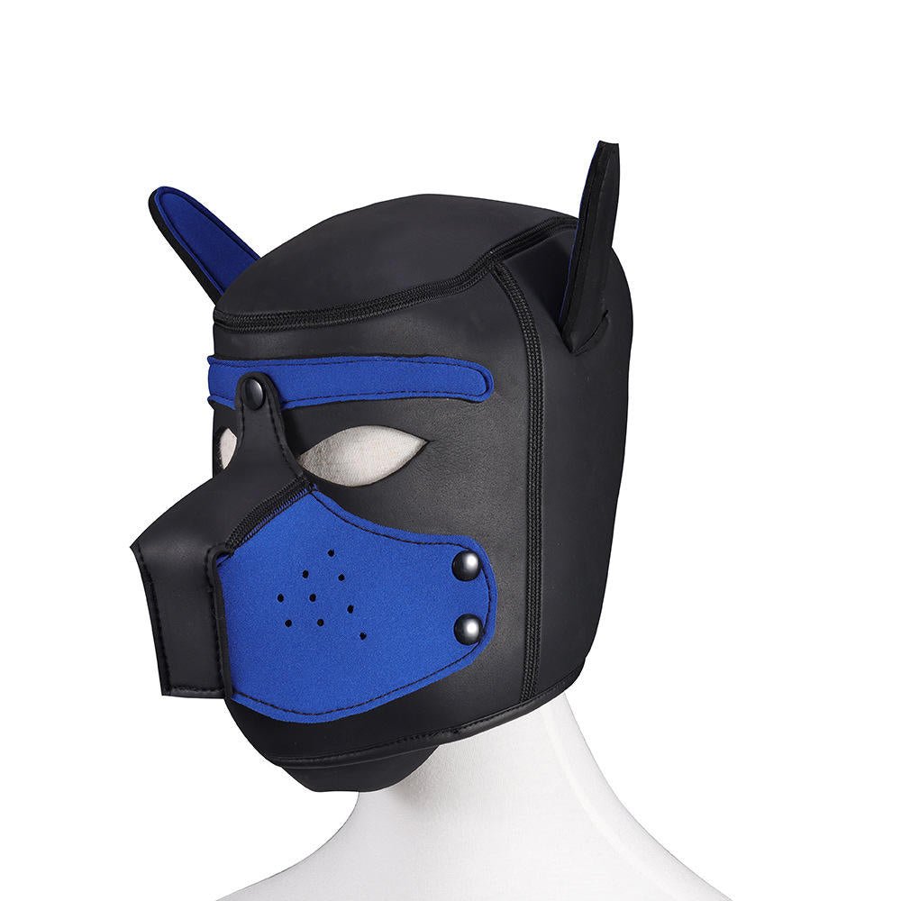 Props Dog Head Neoprene Sponge Headgear Fetish Puppy Play Pup Hoods - Lovetoys wholesales shop