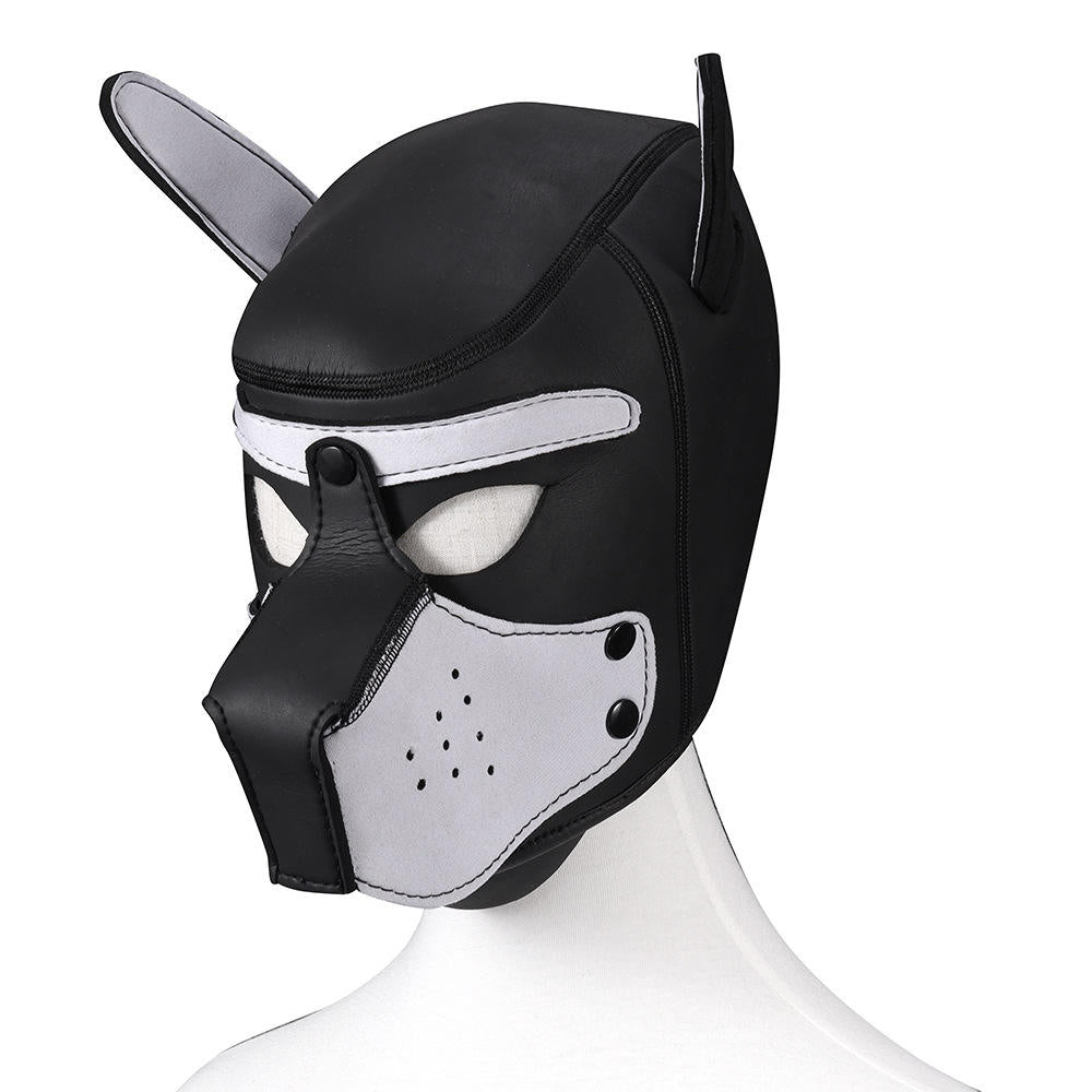 Props Dog Head Neoprene Sponge Headgear Fetish Puppy Play Pup Hoods - Lovetoys wholesales shop