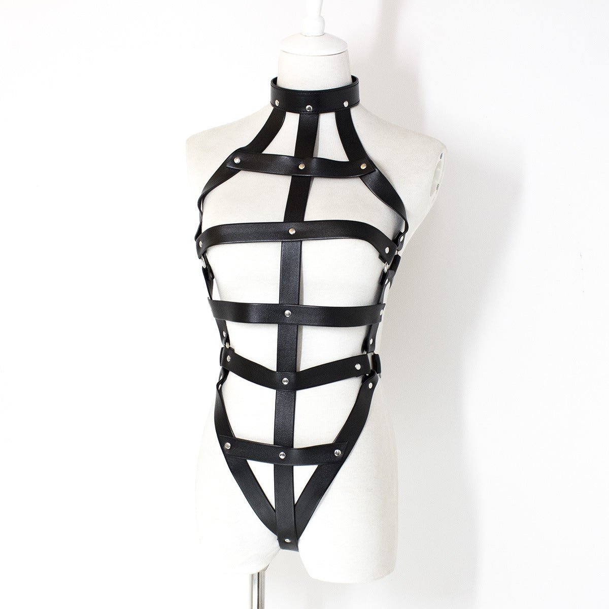 PU Leather Sexy Bondage Harness Lingerie - Lovetoys wholesales shop