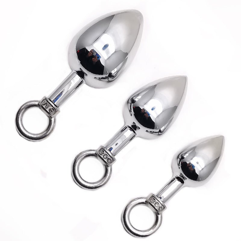 Pull Ring Metal Butt Plug - Lovetoys wholesales shop