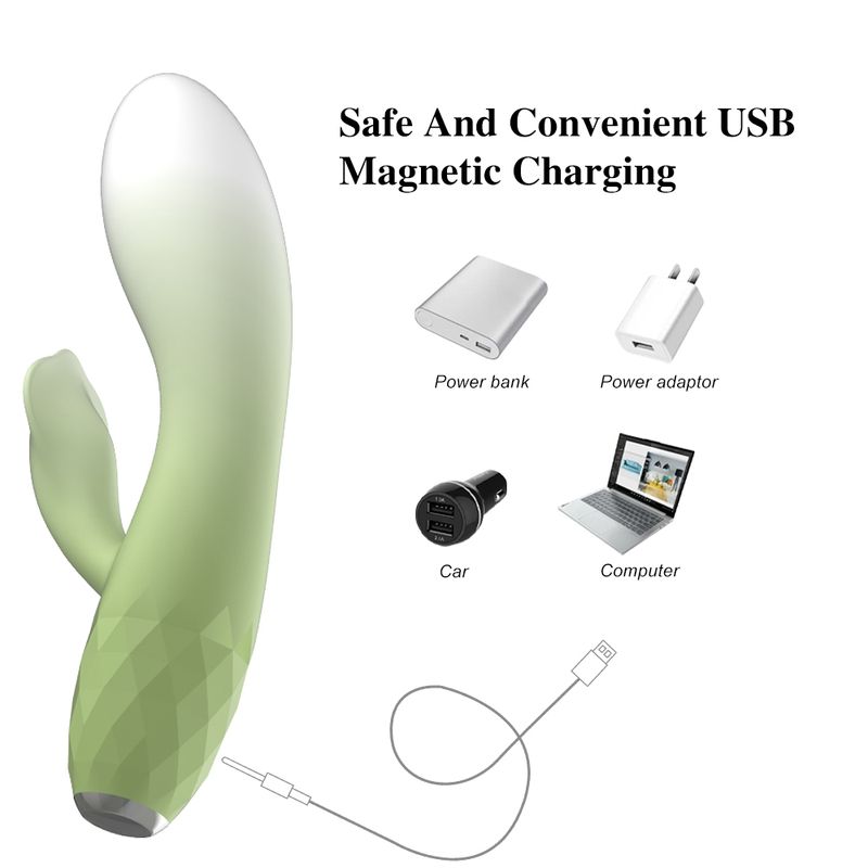 Rabbit Vibrator Massager Powerful Vibration Rabbit Wand - Lovetoys wholesales shop
