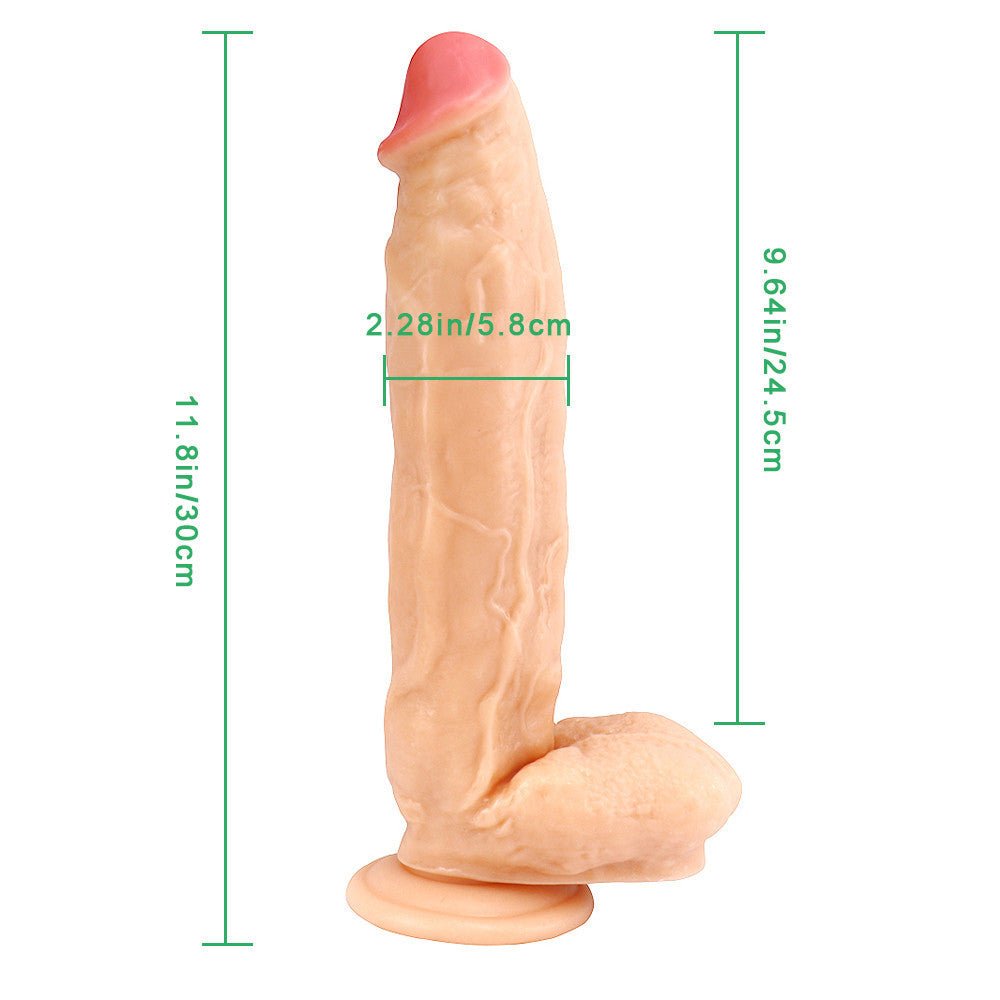 Real Skin 30 cm Dildo - Lovetoys wholesales shop