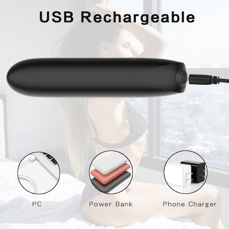 Rechargeable Mini Bullet Vibrator Sex Toys for Women Masturbation - Lovetoys wholesales shop