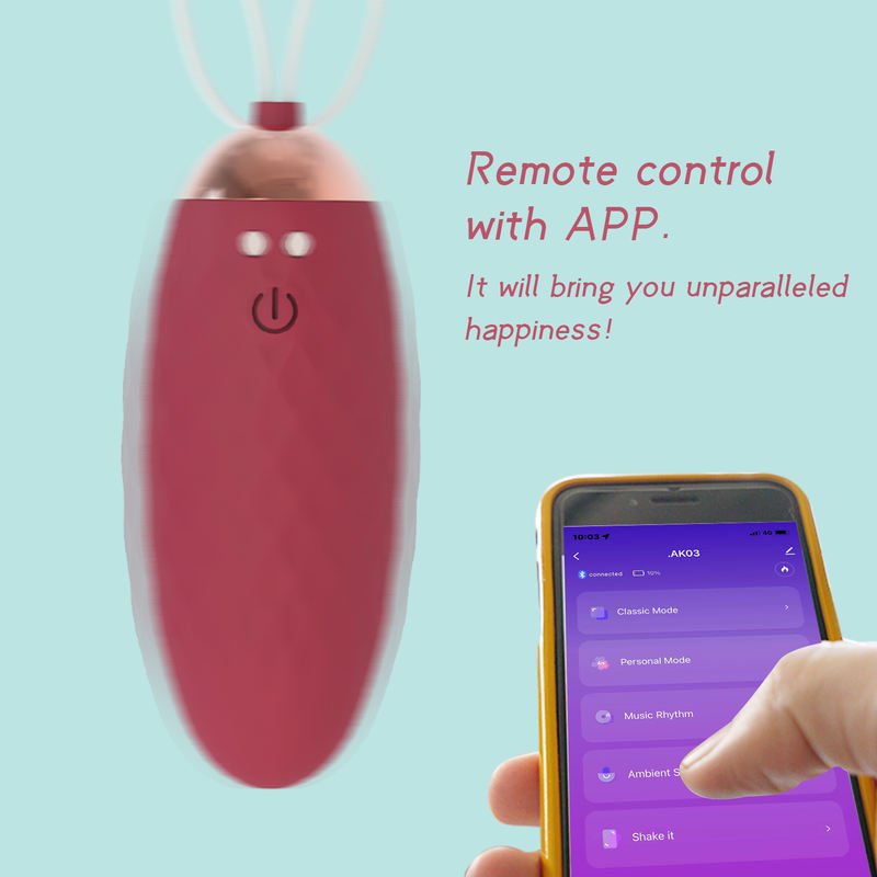 Rechargeable Remote Control Wireless love Egg Vibrator for Vagina Massage - Lovetoys wholesales shop