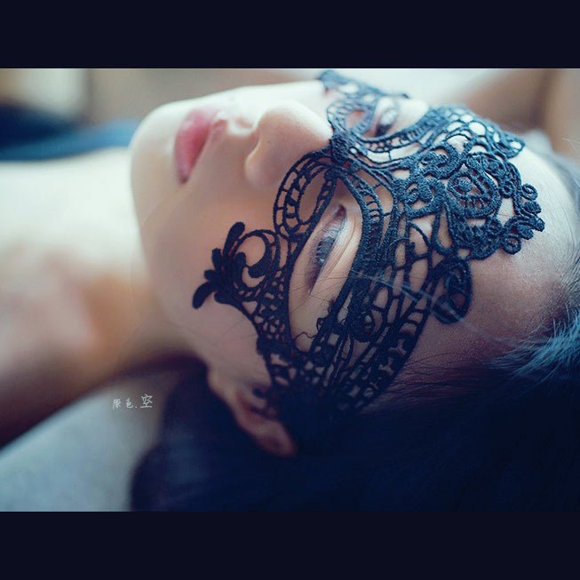 Romantic Black Lace Mask - Lovetoys wholesales shop