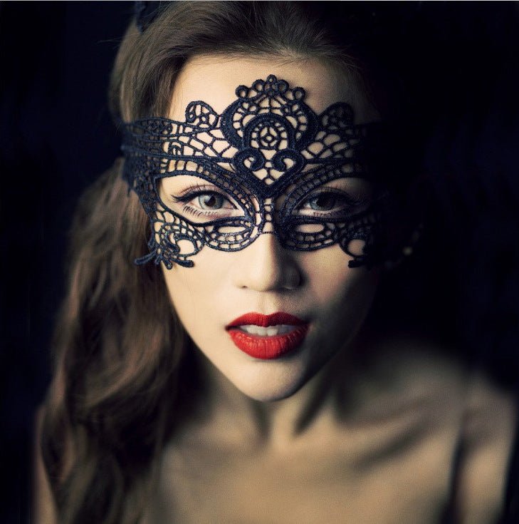 Romantic Black Lace Mask - Lovetoys wholesales shop
