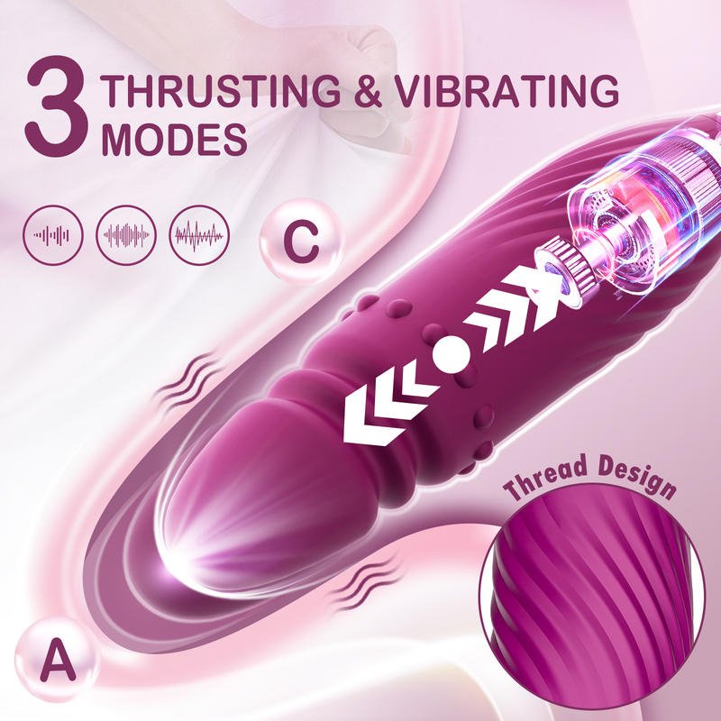 Rose Vibrator Female Adult Erotic Toys Masturbation Sucking Tongue Licking Vibrator - Lovetoys wholesales shop