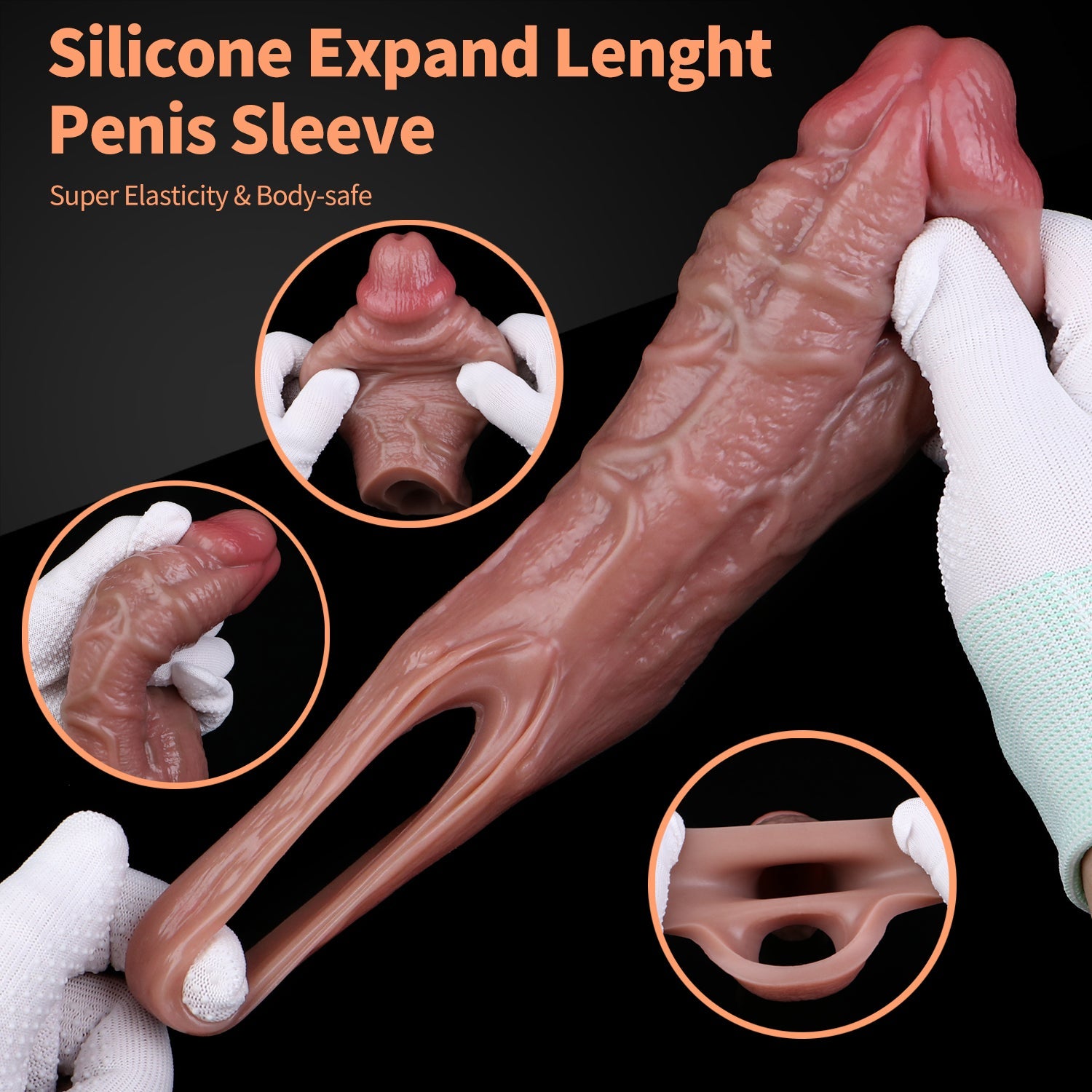 S8120 Huge Realistic Dildo Sleeve - Lovetoys wholesales shop