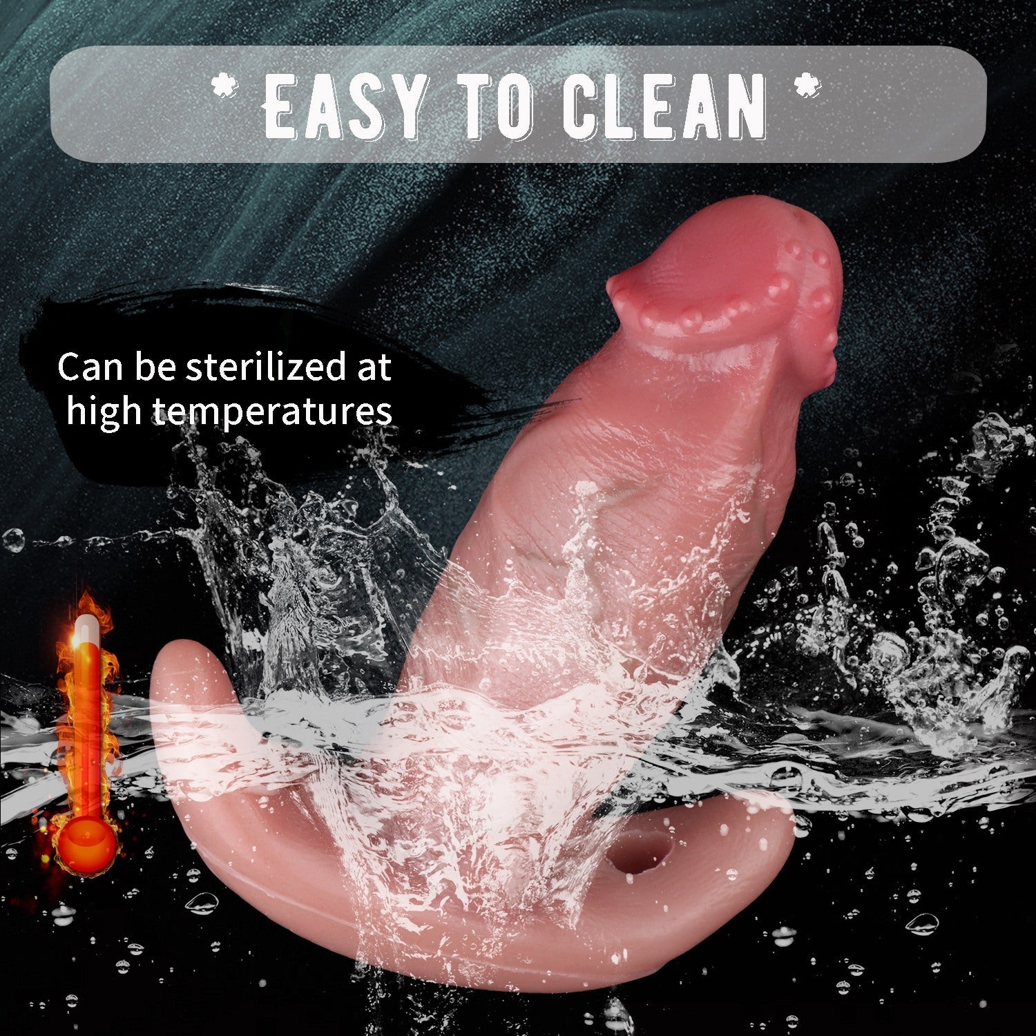 S8601 - K Realistic Dildo Multi frequency vibration anal plug - Lovetoys wholesales shop