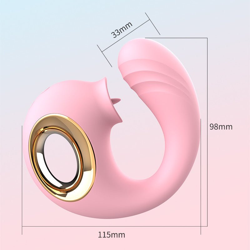 SAGAN Dolphin tongue licking multi frequency vibrator - Lovetoys wholesales shop